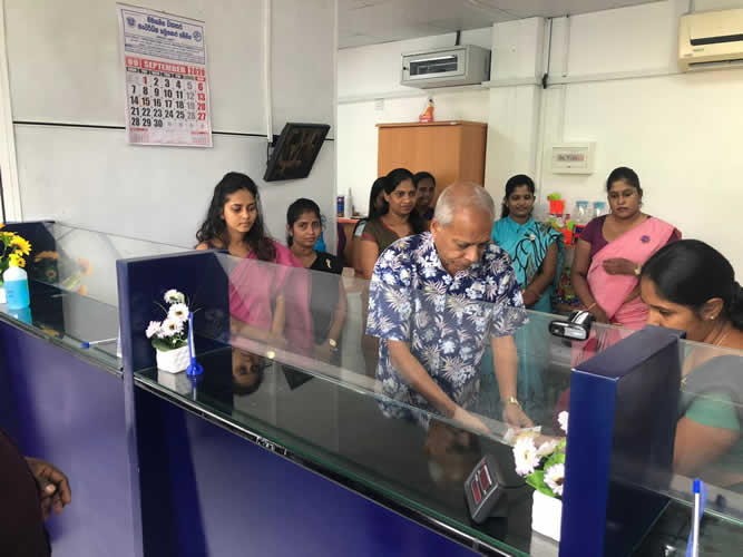 හොරණ ශාඛාව නව ස්ථානයකට රැගෙන යාම 2020-09-24 දින