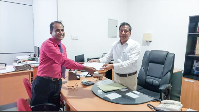 ආචාර්ය ප්‍රේමසිරි ගමගේ නව මූල්‍ය උපදේශක තනතුරට